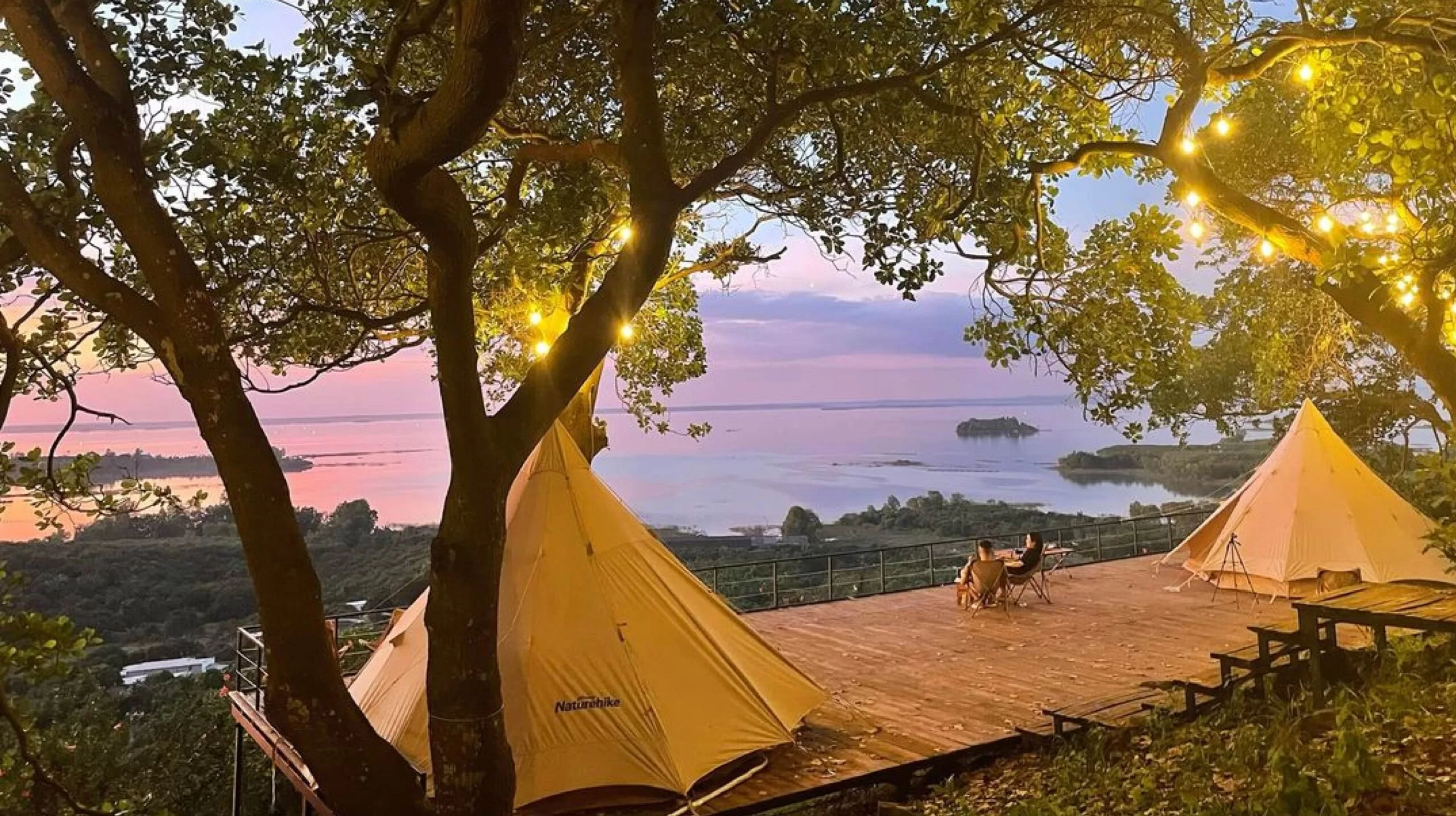 Cảnh sắc sơn thủy hữu tình của Hồ Trị An